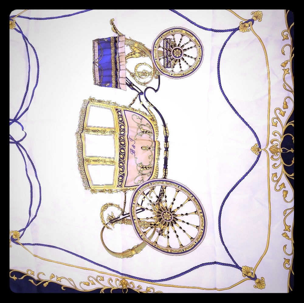 Large Italian silk scarf